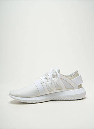 Bėgimo bateliai apvalus mygtukas kulnas nuo 4 iki 6 cm baltas ADIDAS moteris