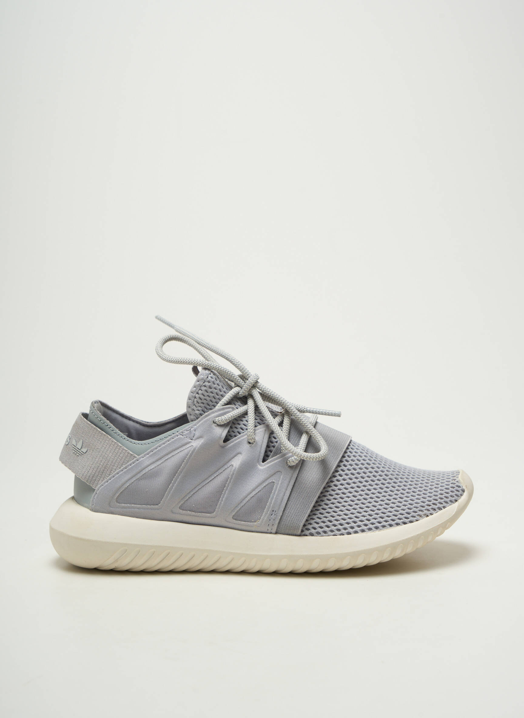 Bėgimo bateliai apvalus mygtukas plokščias kulnas iki 3 cm pilka ADIDAS moteris