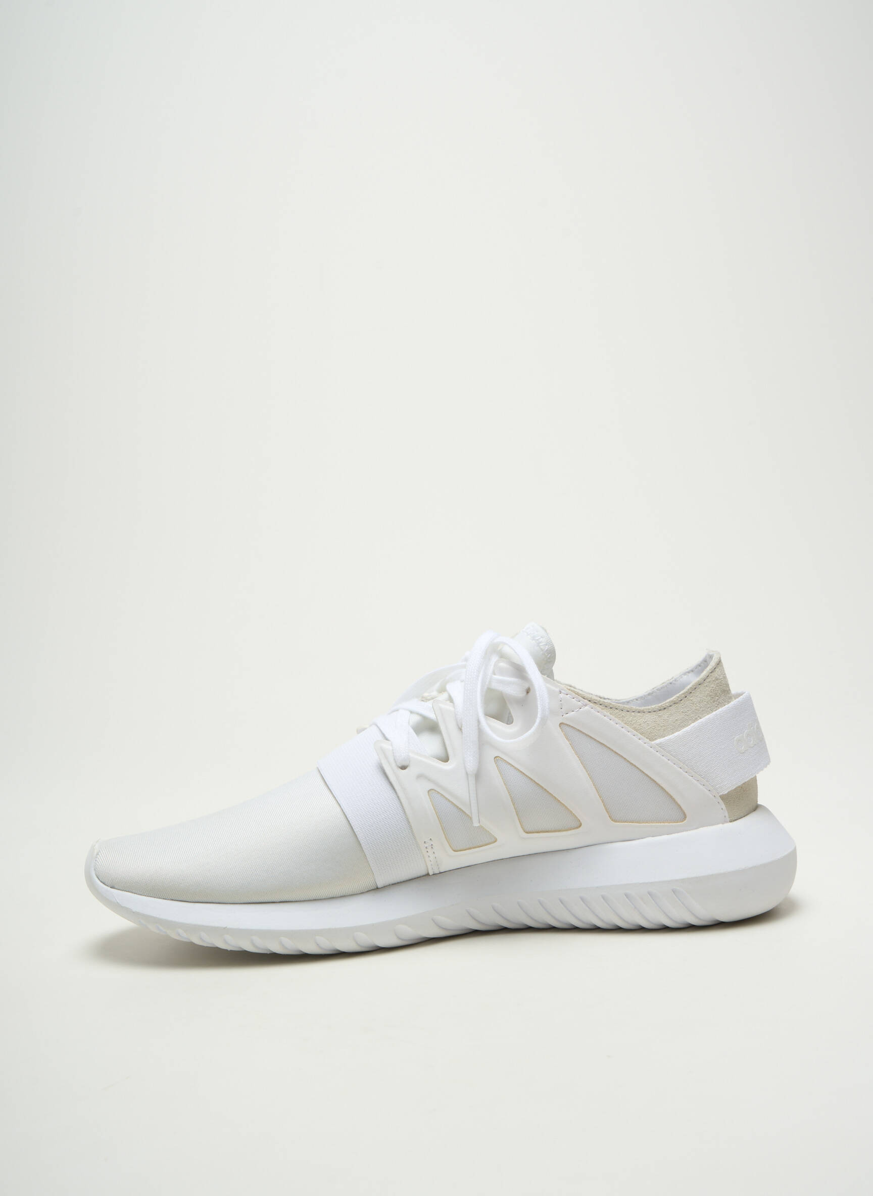 Bėgimo bateliai apvalus mygtukas kulnas nuo 4 iki 6 cm baltas ADIDAS moteris