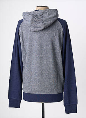 Kapišonas siuvinėjimas ilgos rankovės mėlyna JACK & JONES vyras