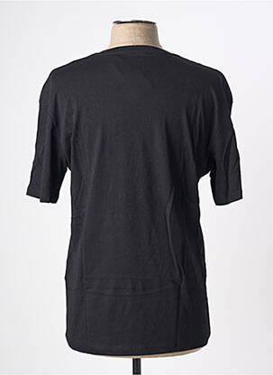 T-marškinys tiesi kirpimas trumpas rankovės juodas JACK & JONES vyras