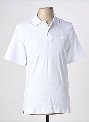 Polo tiesi kirpimas trumpas rankovės baltas JACK & JONES vyras