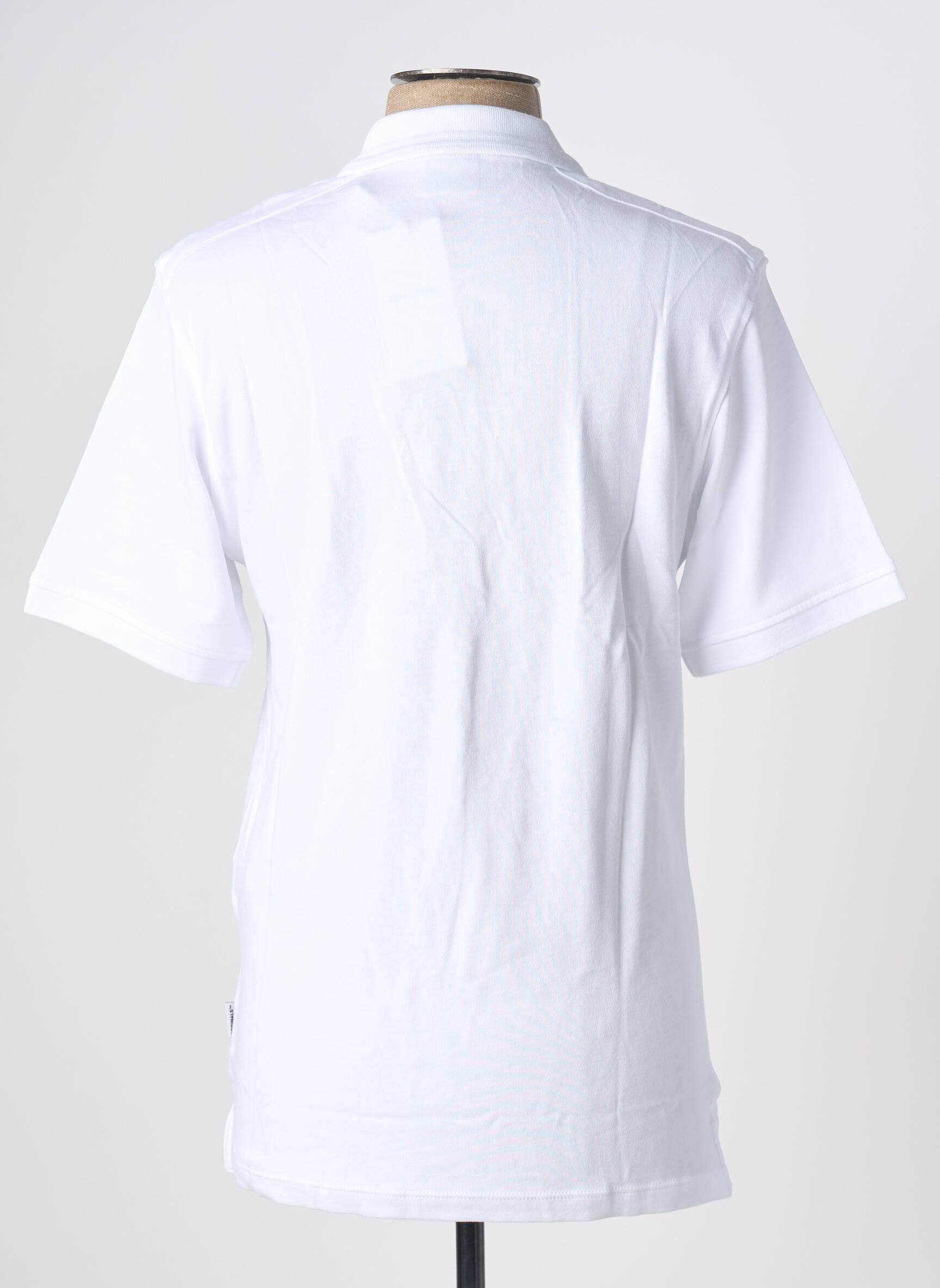 Polo tiesi kirpimas trumpas rankovės baltas JACK & JONES vyras