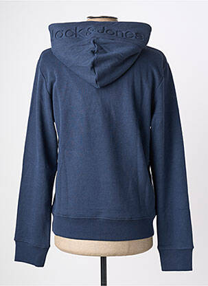 Kapišonas siuvinėjimas ilgos rankovės mėlyna JACK & JONES vyras