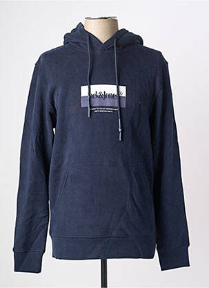Kapišonas kišenės ilgos rankovės mėlyna JACK & JONES vyras
