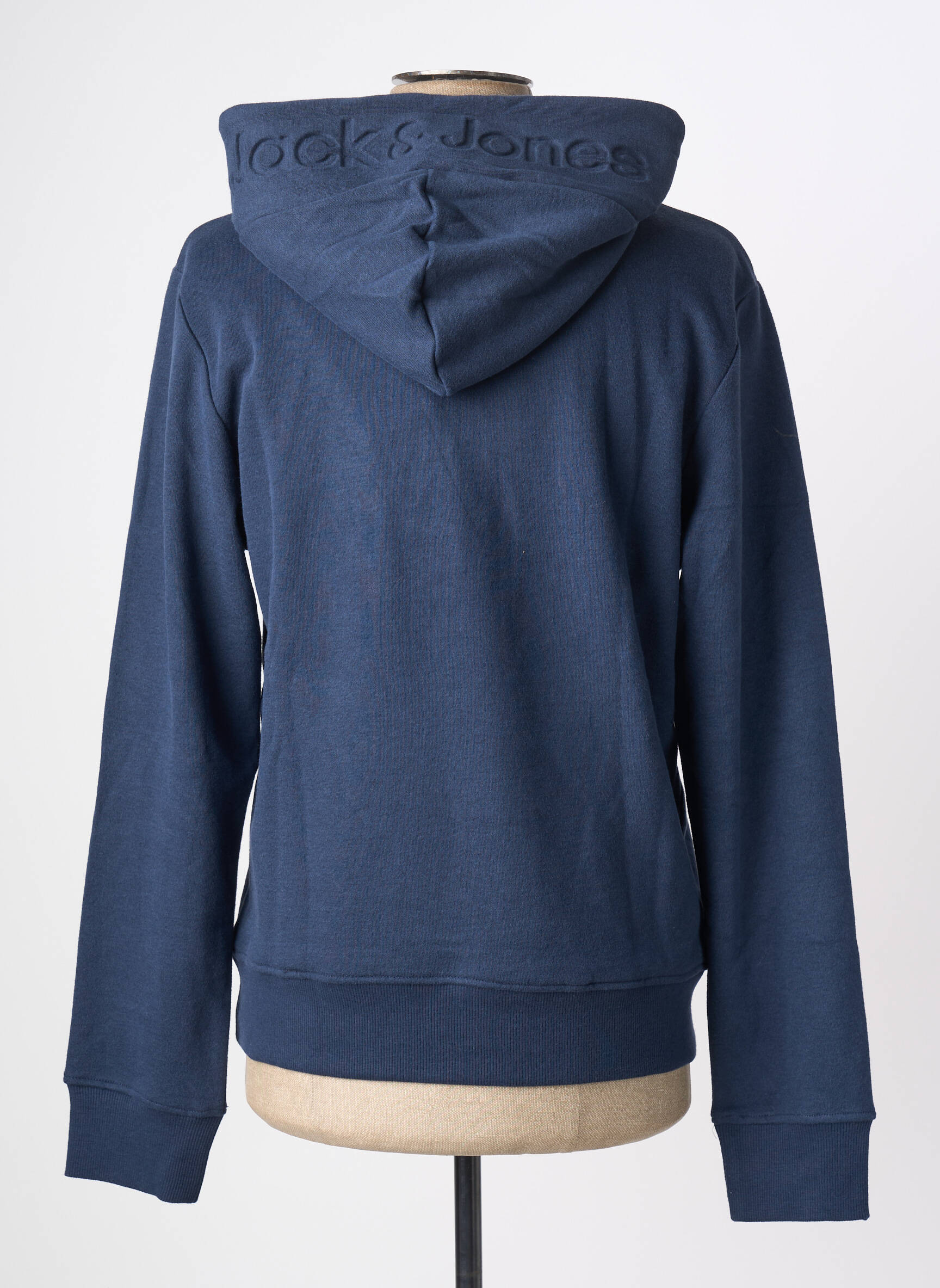 Kapišonas siuvinėjimas ilgos rankovės mėlyna JACK & JONES vyras