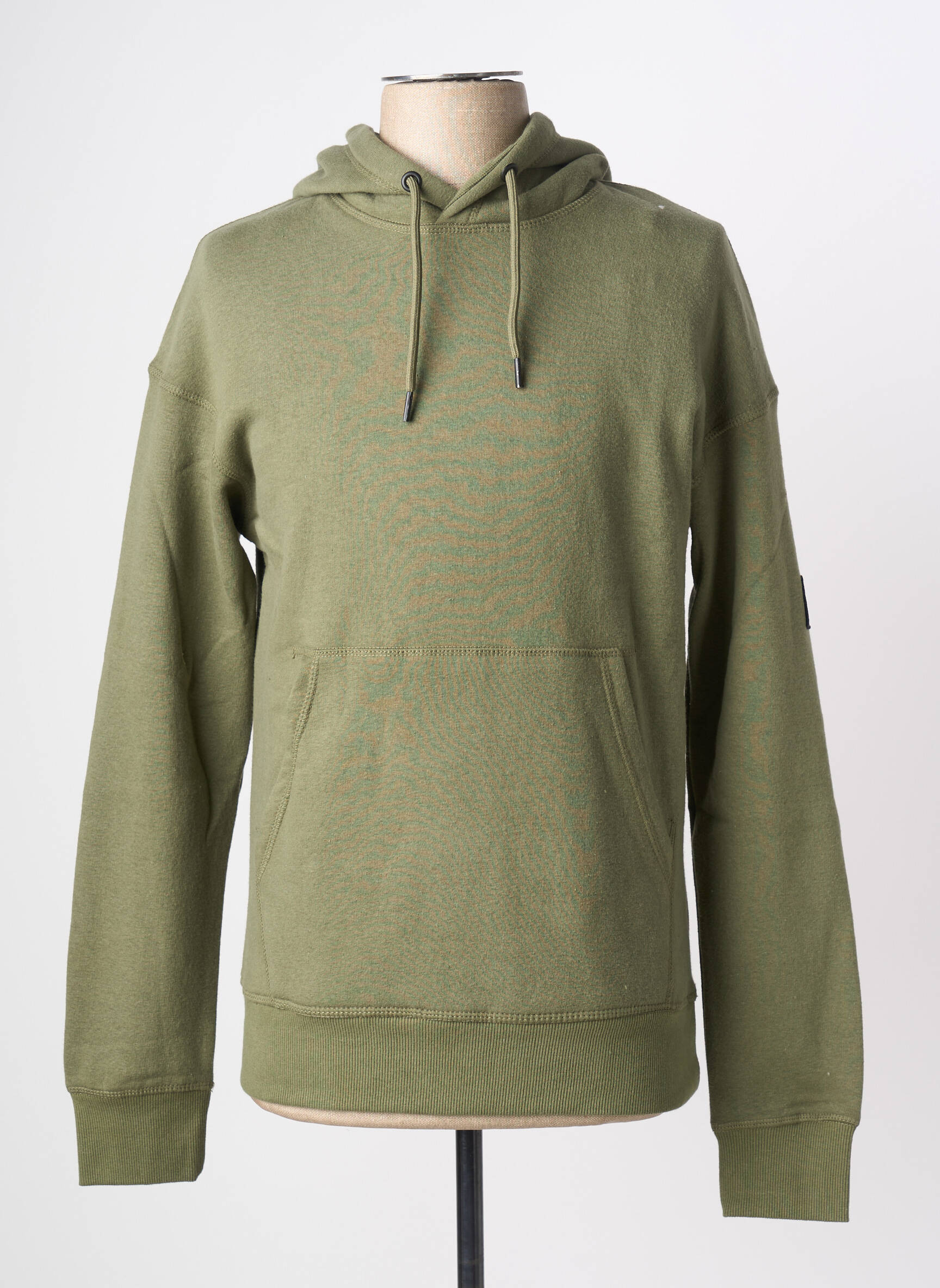 Kapišonas siuvinėjimas ilgos rankovės žalias JACK & JONES vyras
