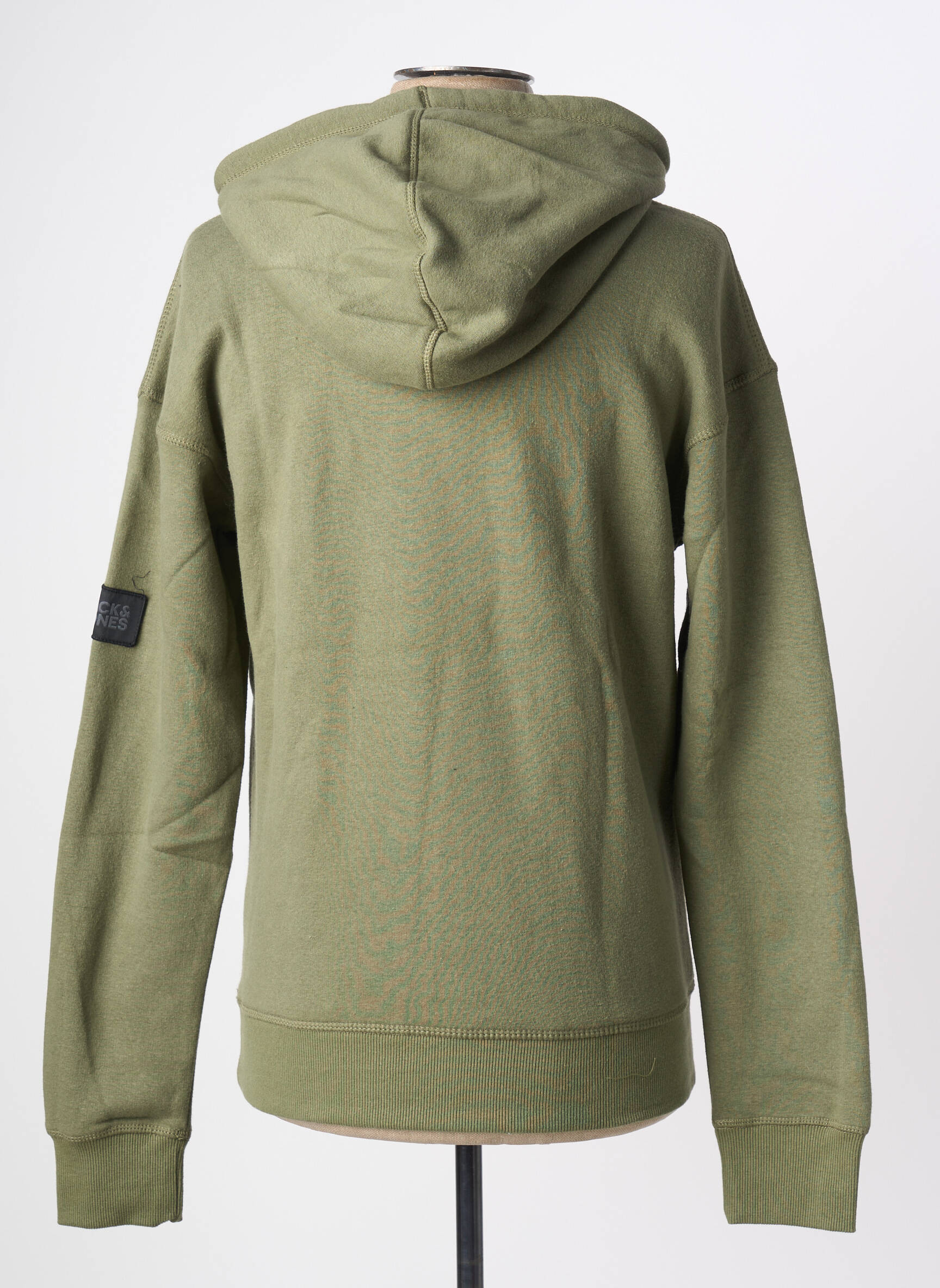 Kapišonas siuvinėjimas ilgos rankovės žalias JACK & JONES vyras