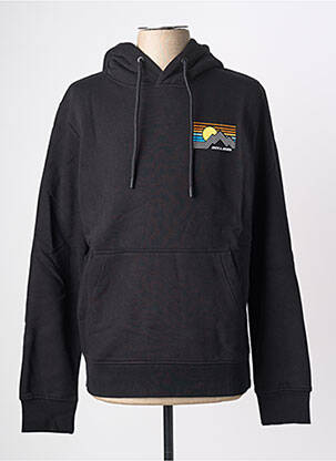 Kapišonas kišenės ilgos rankovės juodas JACK & JONES vyras