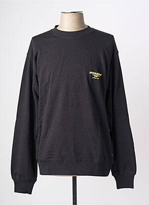 Mikroskopas ilgos rankovės ilgos rankovės juodas JACK & JONES vyras