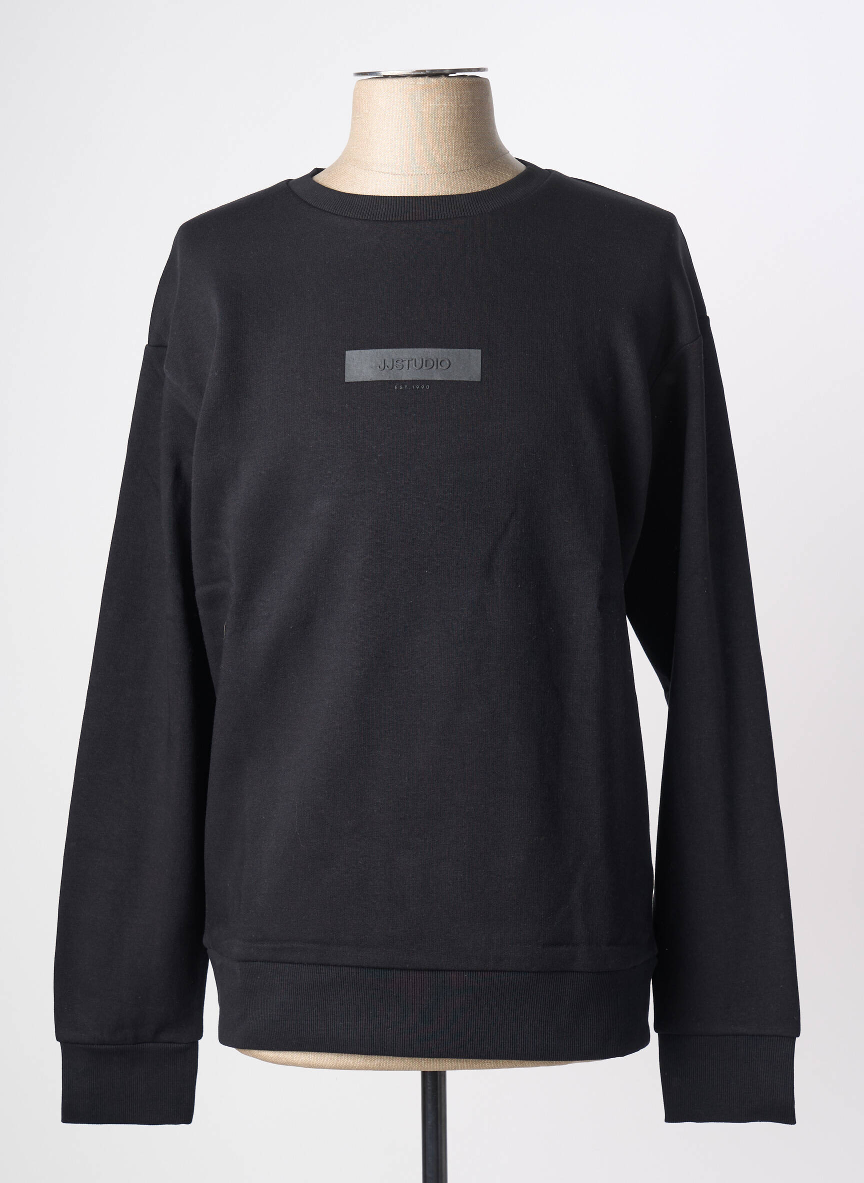 Mikroskopas ilgos rankovės ilgos rankovės juodas JACK & JONES vyras