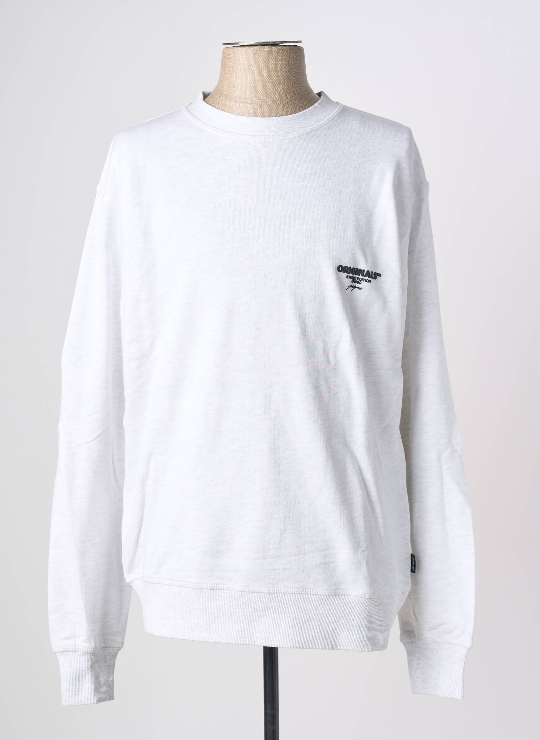 Mikroskopas ilgos rankovės ilgos rankovės pilka JACK & JONES vyras