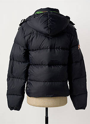 Pūkinė striukė kišenės su gobtuvu juodas RALPH LAUREN vyras