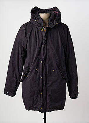 Parka bordo apdailos rankogaliai su gobtuvu juodas SCOTCH & SODA vyras
