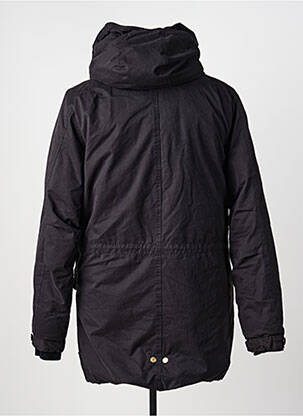 Parka bordo apdailos rankogaliai su gobtuvu juodas SCOTCH & SODA vyras