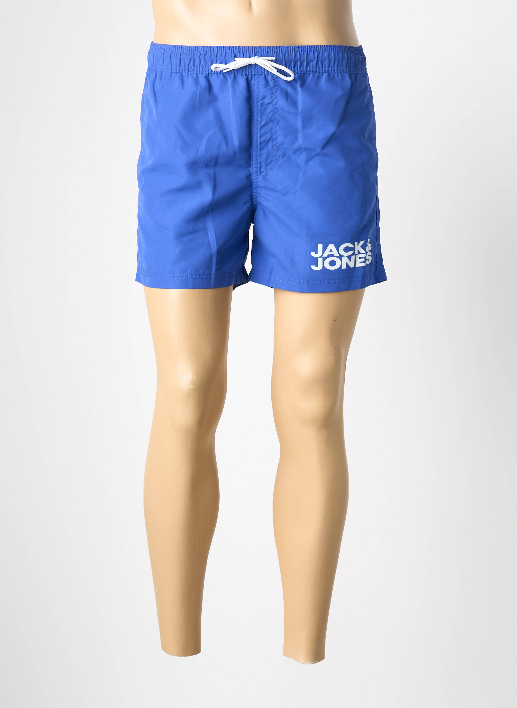 Maudymosi šortas satino efektas mėlyna JACK & JONES vyras