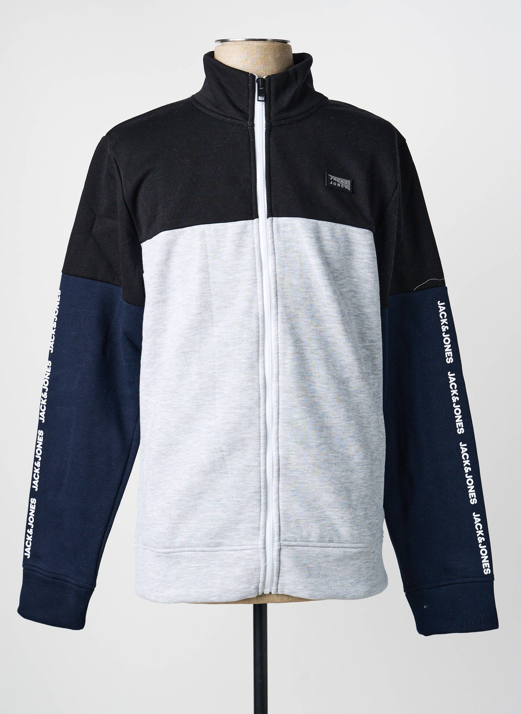 Kasdienis švarkas apatinė dalis siaura pilka JACK & JONES vyras