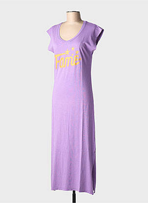 Ilga suknelė trumpas rankovės trumpas rankovės violetinis NINE TEES moteris