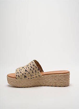 Mule/sabotai kulnas nuo 4 iki 6 cm bežinis EVA FRUTOS moteris