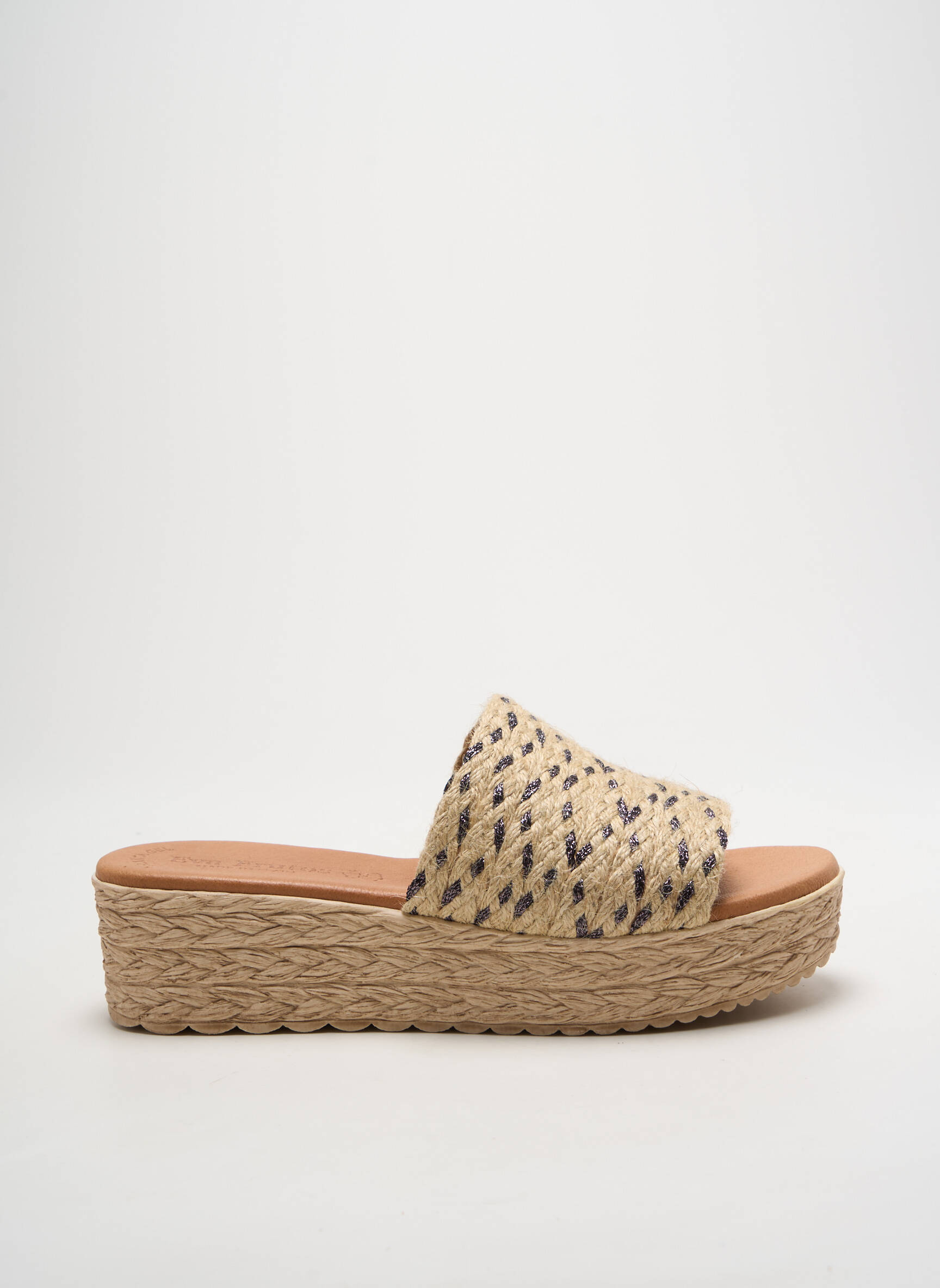 Mule/sabotai kulnas nuo 4 iki 6 cm bežinis EVA FRUTOS moteris
