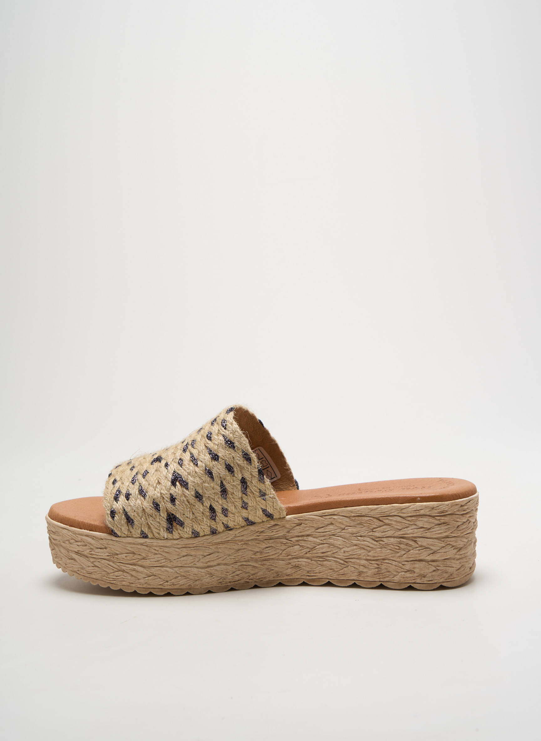 Mule/sabotai kulnas nuo 4 iki 6 cm bežinis EVA FRUTOS moteris