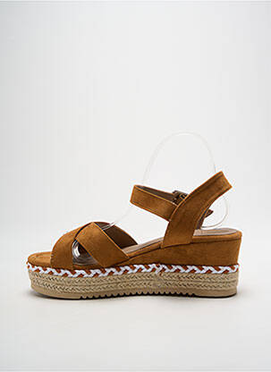 Sandalai/nu pėdos kulnas nuo 4 iki 6 cm rudas REFRESH moteris