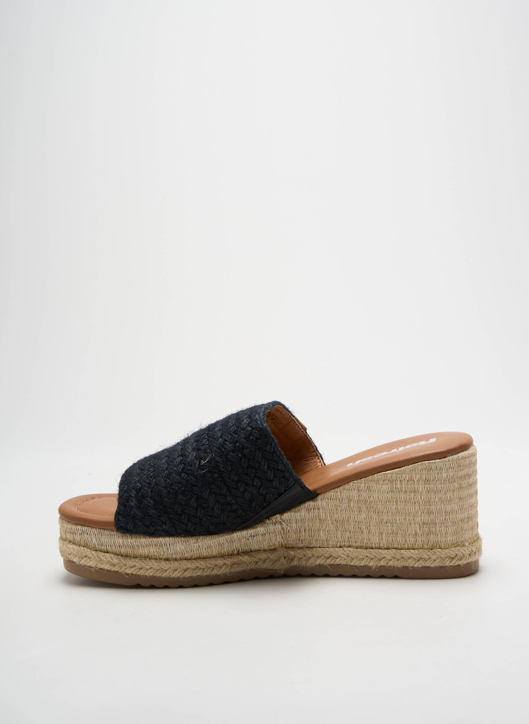 Sandalai/nu pėdos kulnas nuo 7 iki 9 cm juodas REFRESH moteris