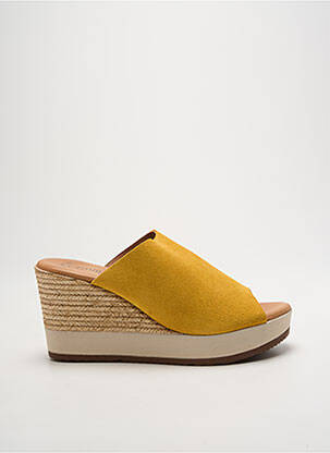 Mule/sabotai kulnas nuo 7 iki 9 cm geltona MILLENNIALS moteris