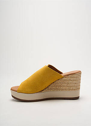 Mule/sabotai kulnas nuo 7 iki 9 cm geltona MILLENNIALS moteris