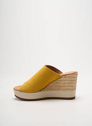Mule/sabotai kulnas nuo 7 iki 9 cm geltona MILLENNIALS moteris