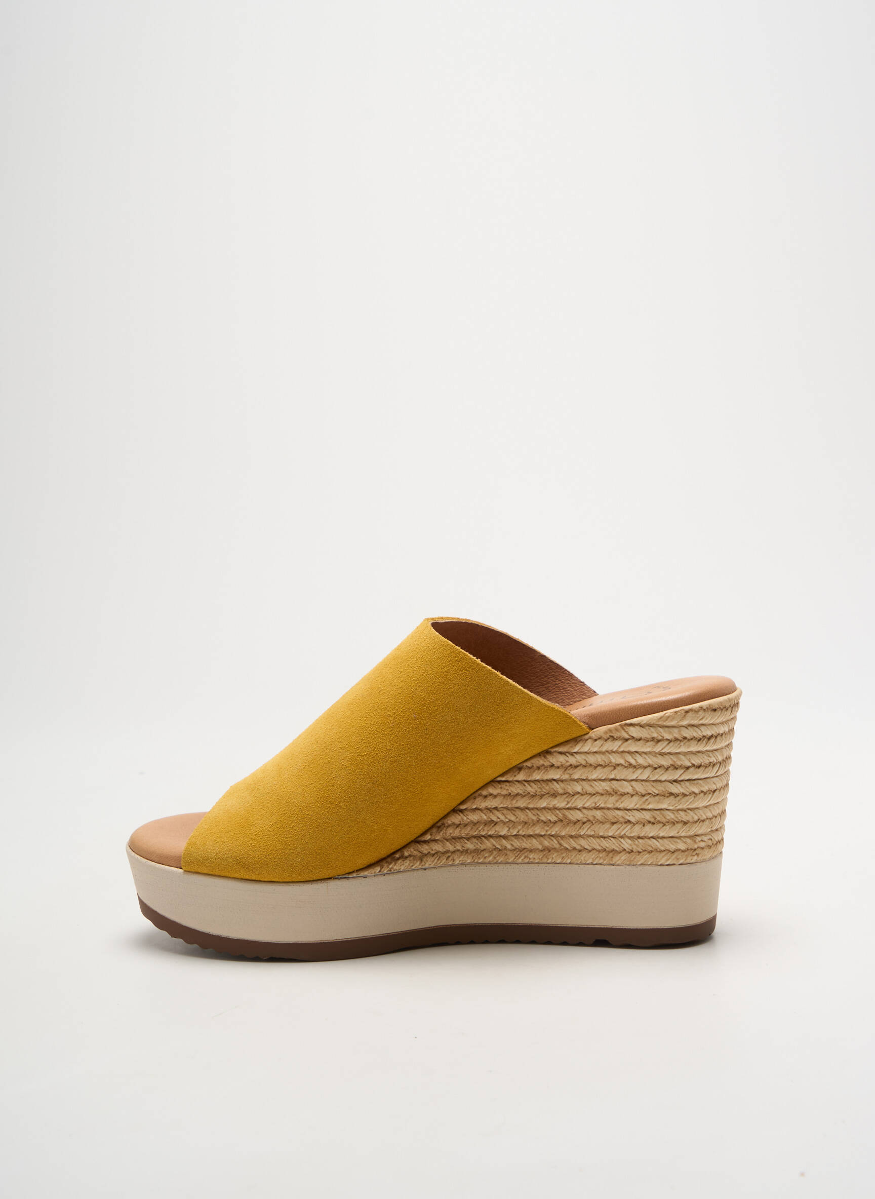Mule/sabotai kulnas nuo 7 iki 9 cm geltona MILLENNIALS moteris