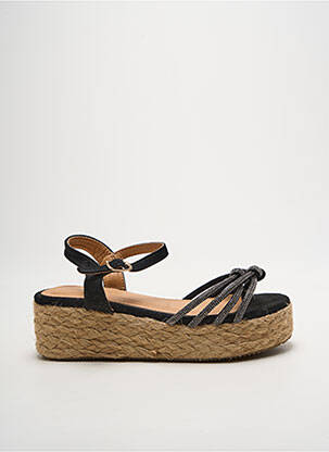 Sandalai/nu pėdos kulnas nuo 4 iki 6 cm juodas IDEAL SHOES moteris