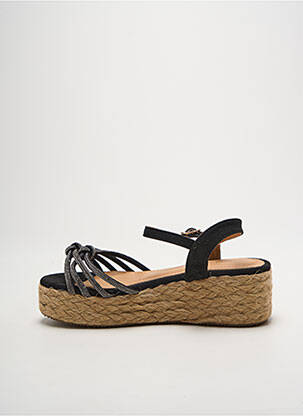 Sandalai/nu pėdos kulnas nuo 4 iki 6 cm juodas IDEAL SHOES moteris