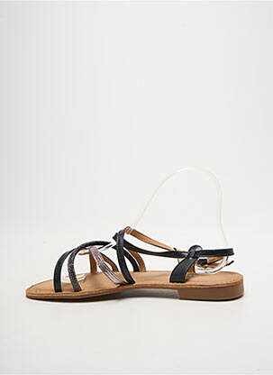 Sandalai/nu pėdos plokščias kulnas iki 3 cm juodas IDEAL SHOES moteris