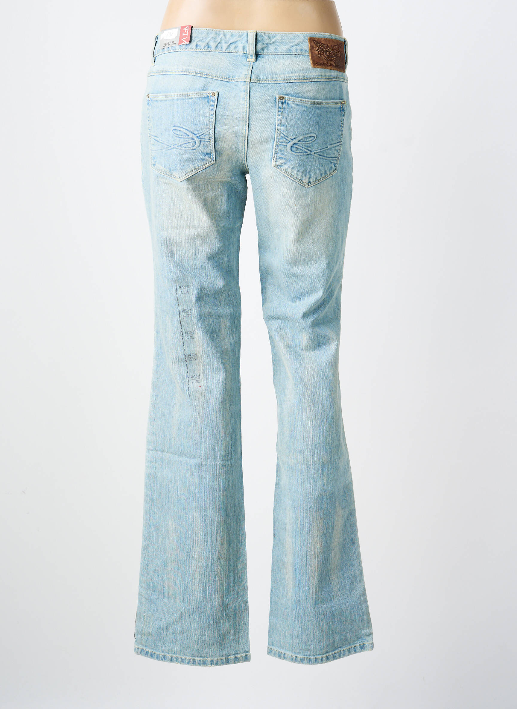 Bootcut džinsai tamprumas maža dydžio mėlyna EDC BY ESPRIT moteris