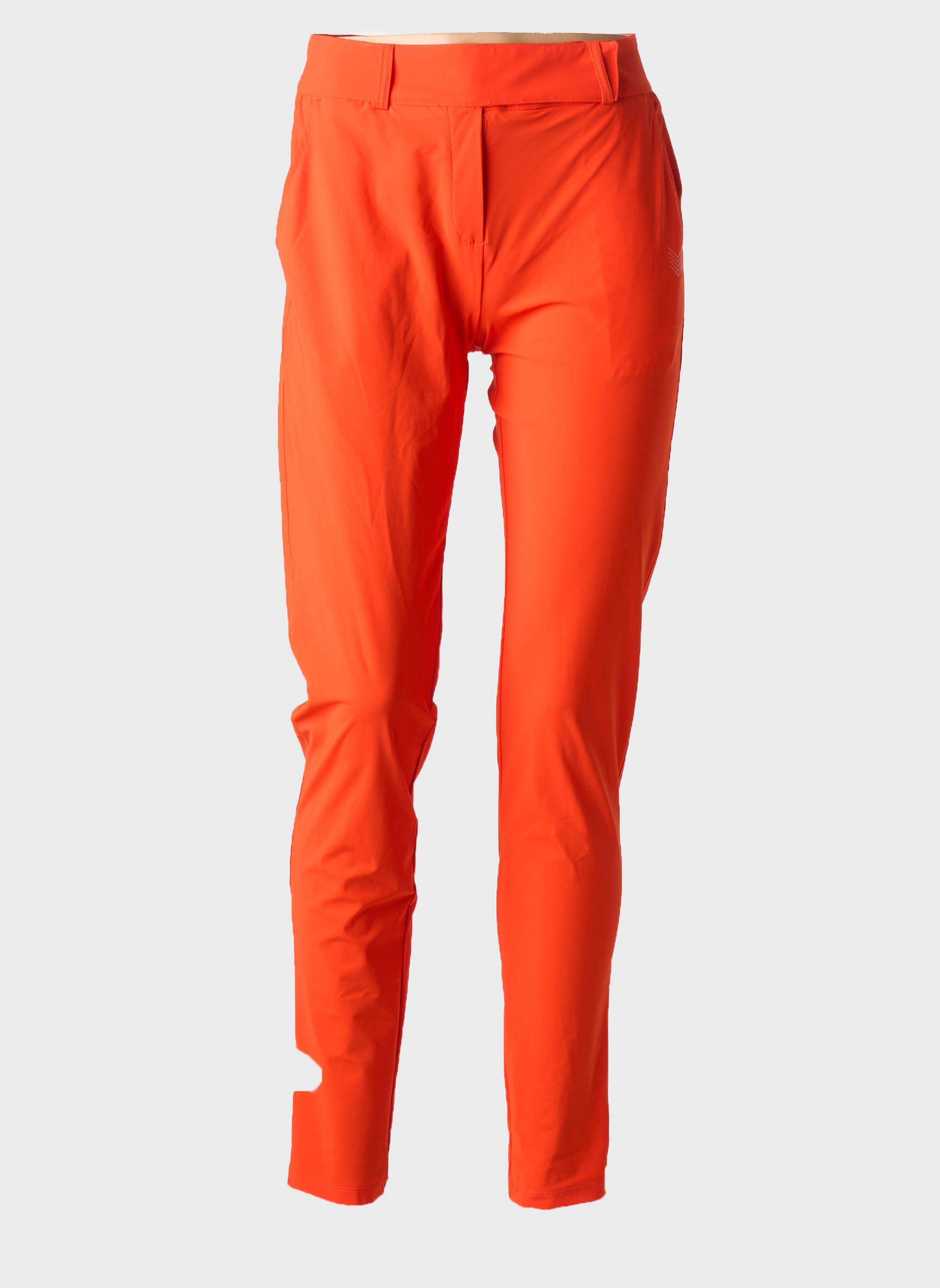 Lieknos kelnės kišenės oranžinė HBT moteris