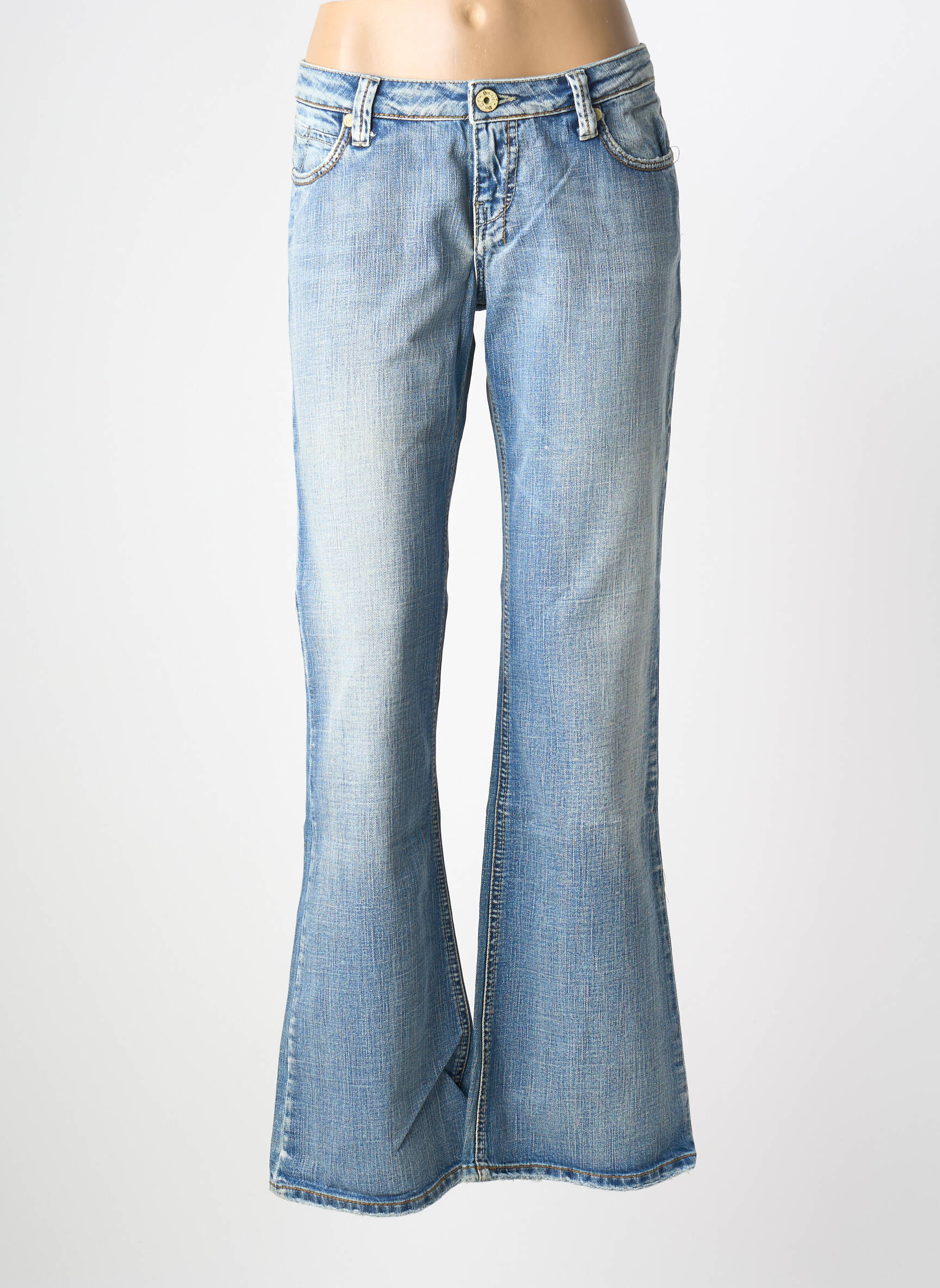 Bootcut džinsai tamprumas maža dydžio mėlyna DN.SIXTY SEVEN moteris