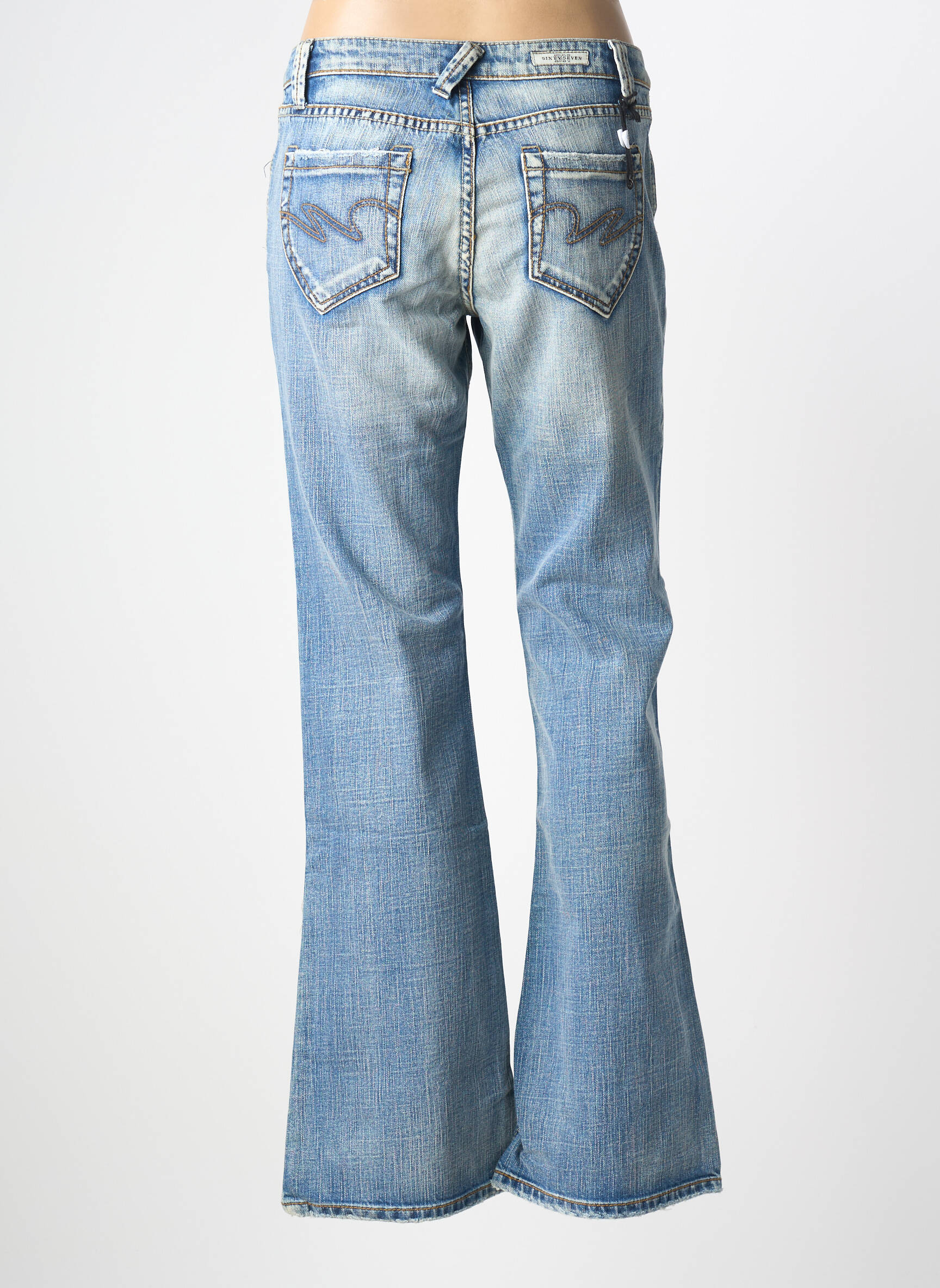 Bootcut džinsai tamprumas maža dydžio mėlyna DN.SIXTY SEVEN moteris