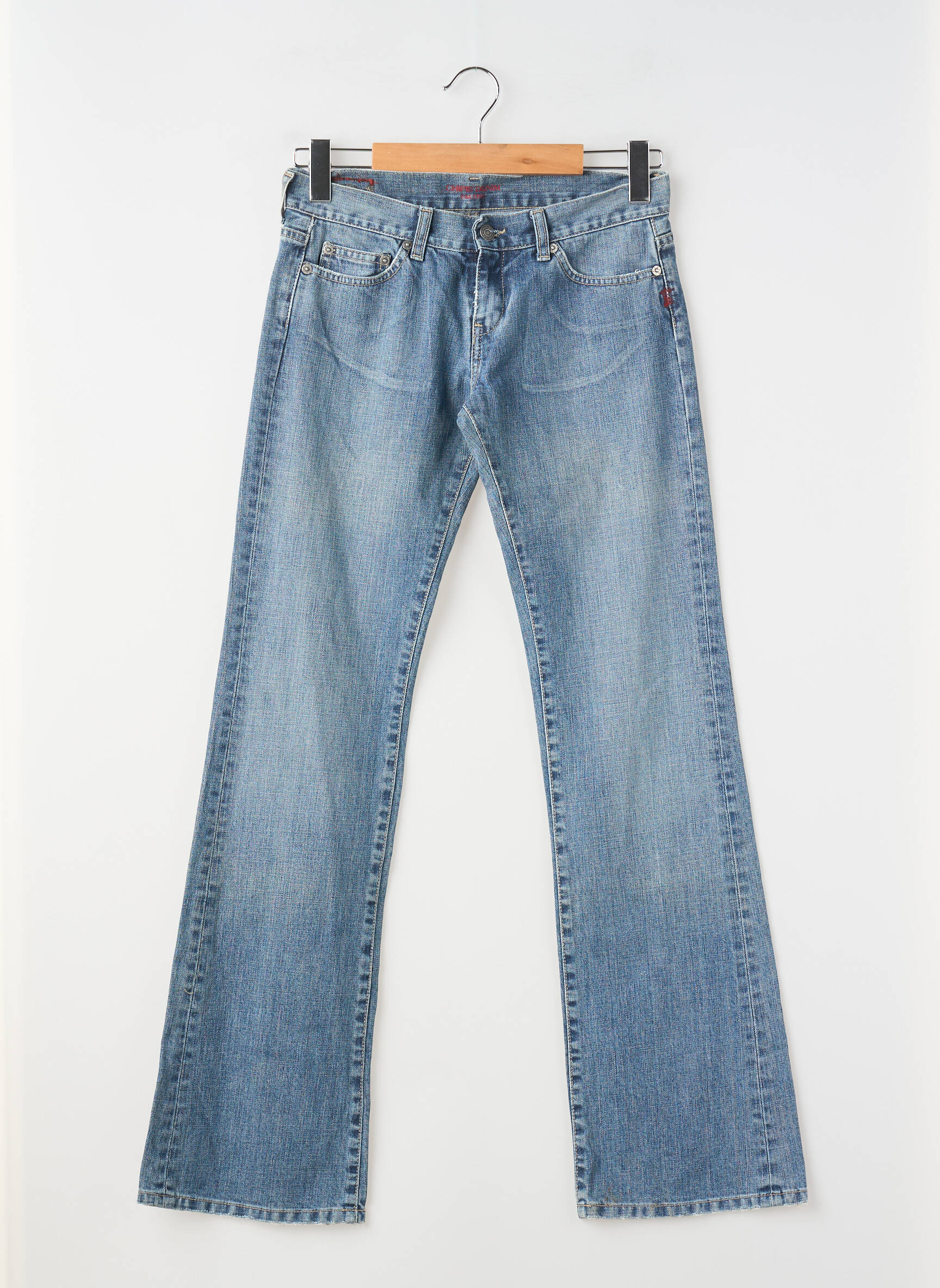 Bootcut džinsai tamprumas maža dydžio mėlyna CHIPIE moteris