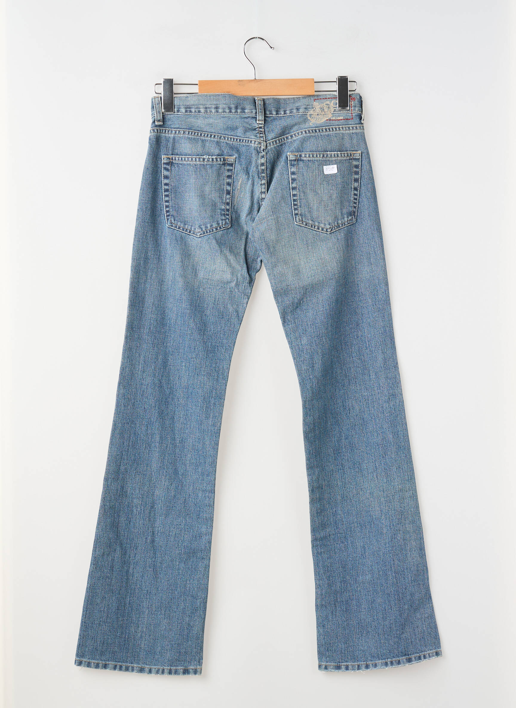 Bootcut džinsai tamprumas maža dydžio mėlyna CHIPIE moteris