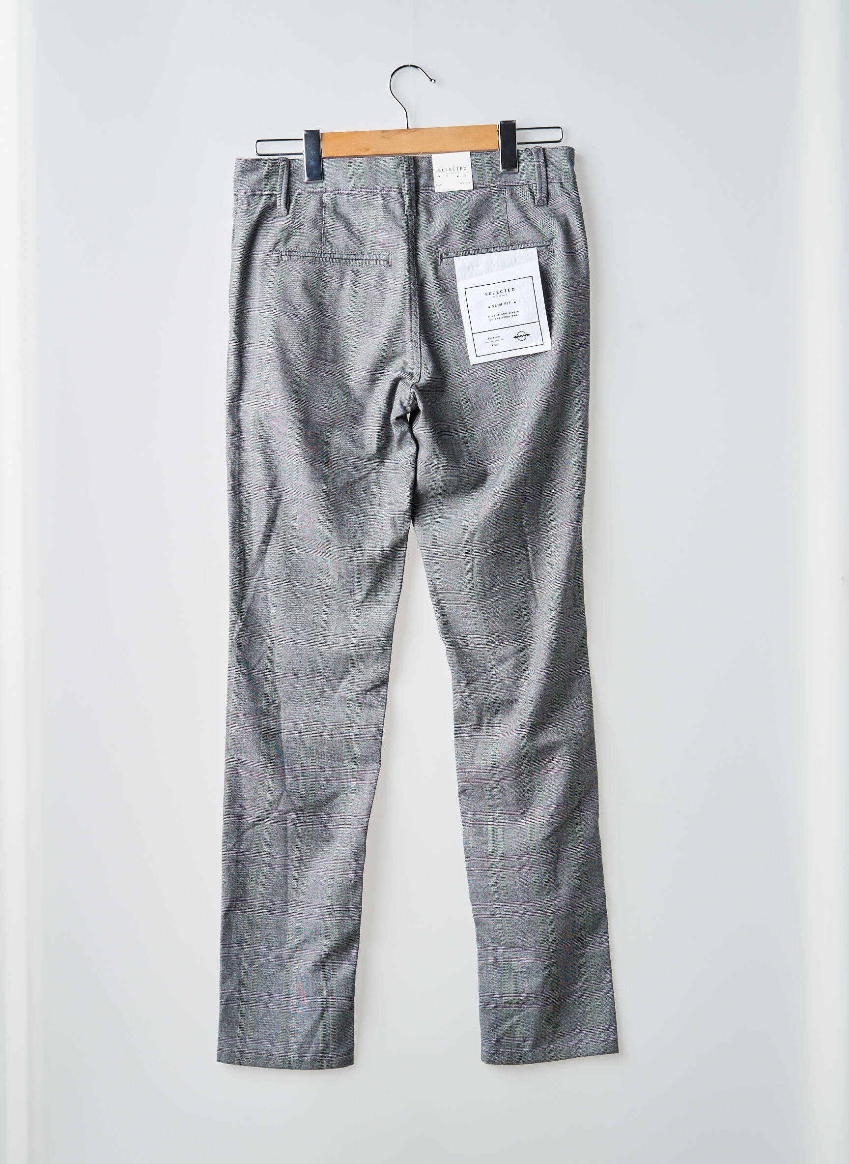 Chino kelnė pilka SELECTED vyras