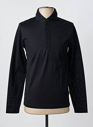 Polo ilgos rankovės ilgos rankovės juodas HUGO BOSS vyras