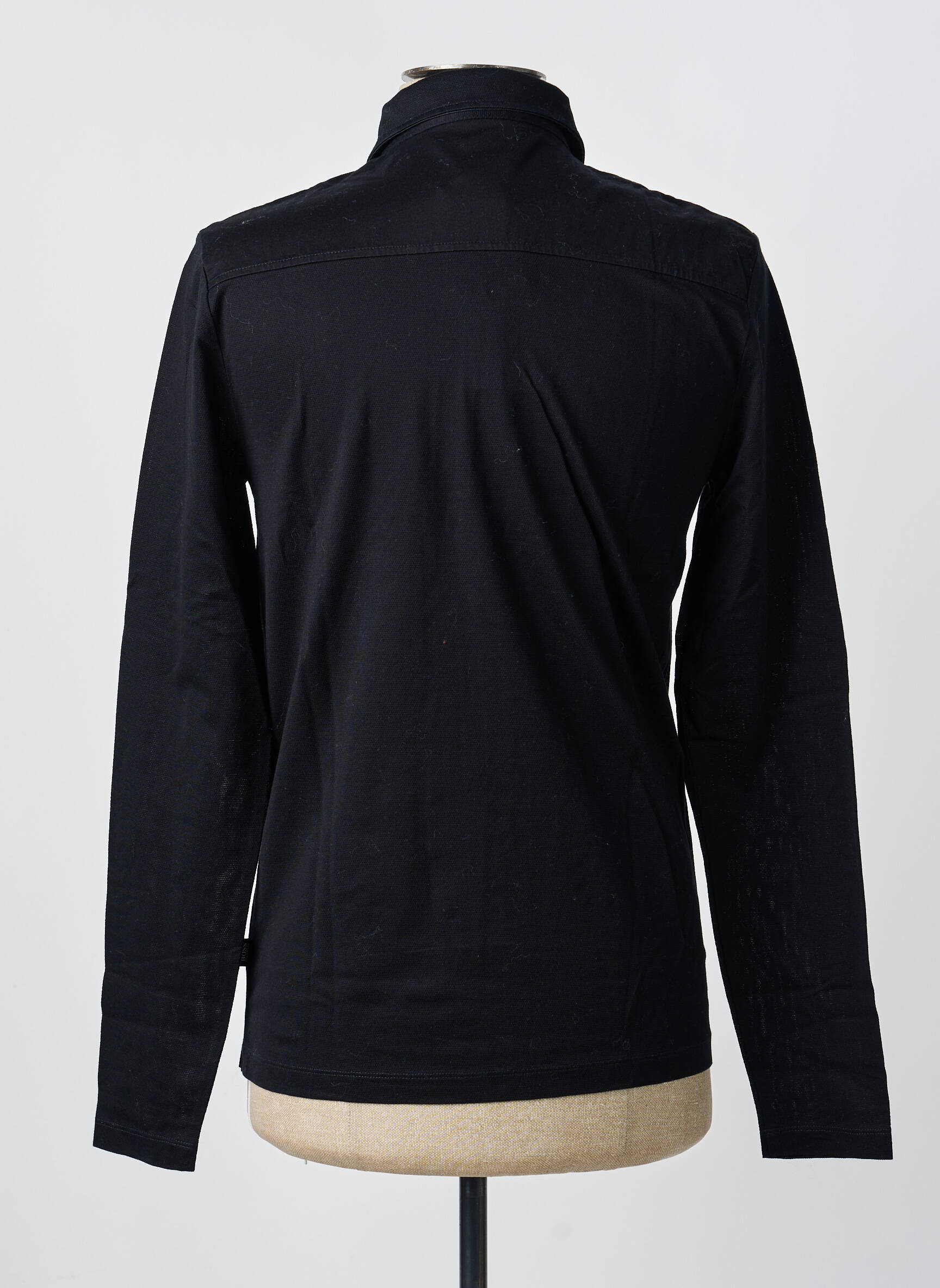Polo ilgos rankovės ilgos rankovės juodas HUGO BOSS vyras