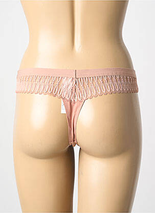 Tanga satino efektas rožinė TRIUMPH moteris