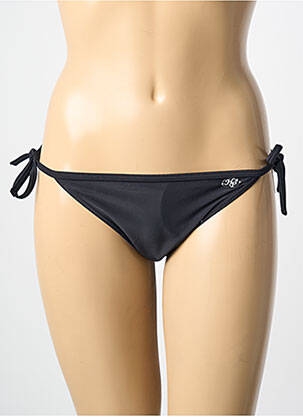 Maudymosi kelnaitės satino audinys bikini juodas HAUTE PRESSION moteris