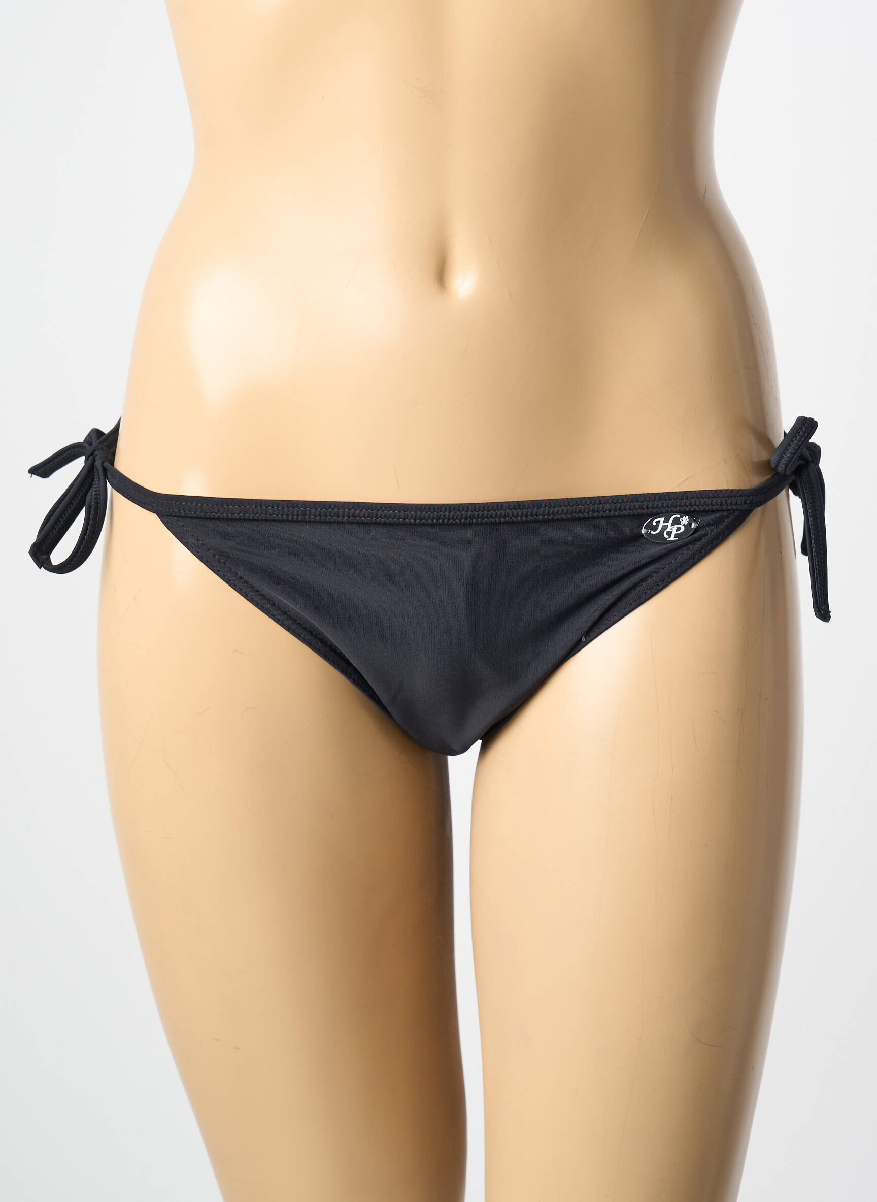 Maudymosi kelnaitės satino audinys bikini juodas HAUTE PRESSION moteris