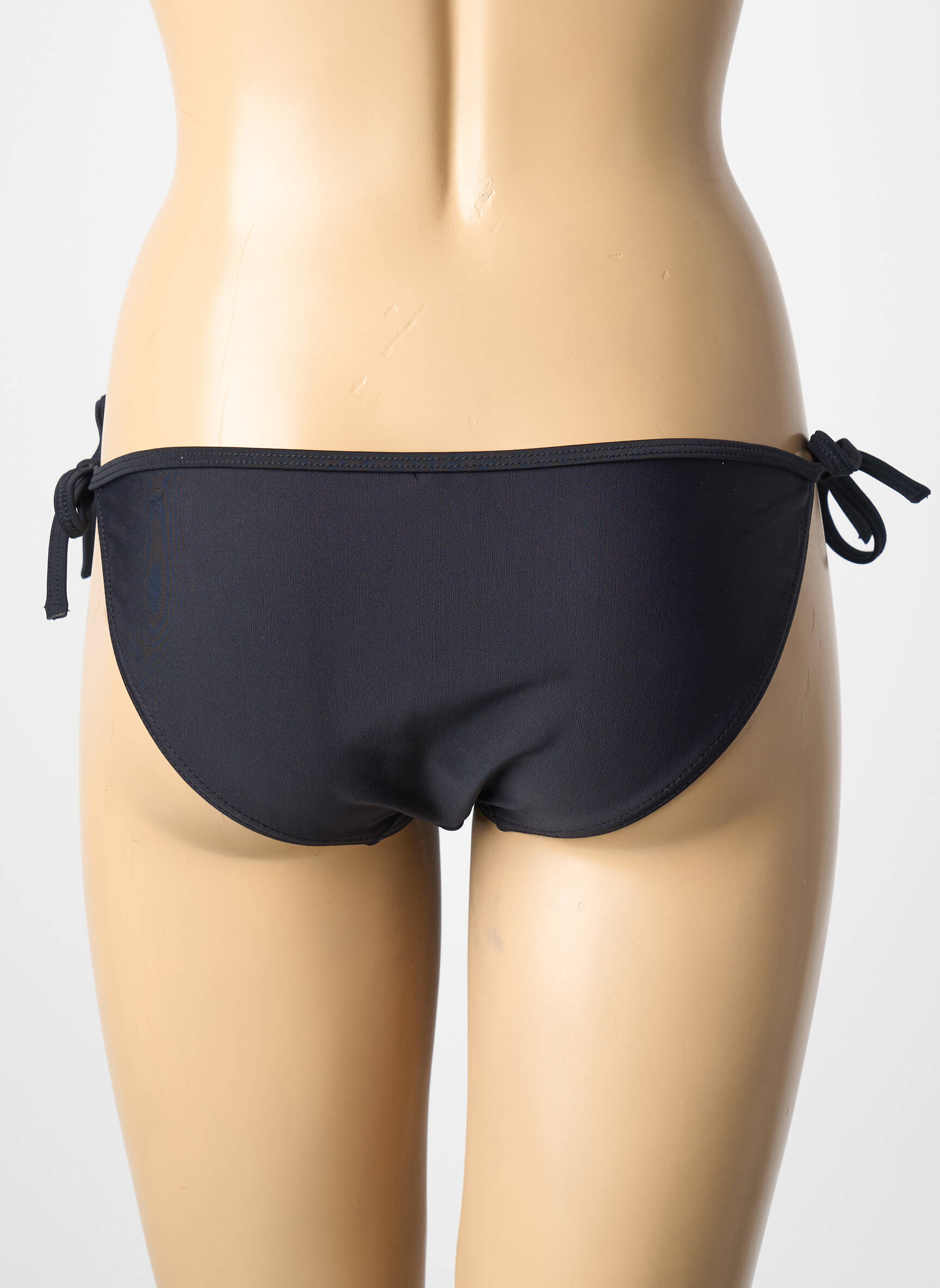 Maudymosi kelnaitės satino audinys bikini juodas HAUTE PRESSION moteris