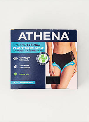 Menstruacinė kelnaitė tamprumas juodas ATHENA moteris