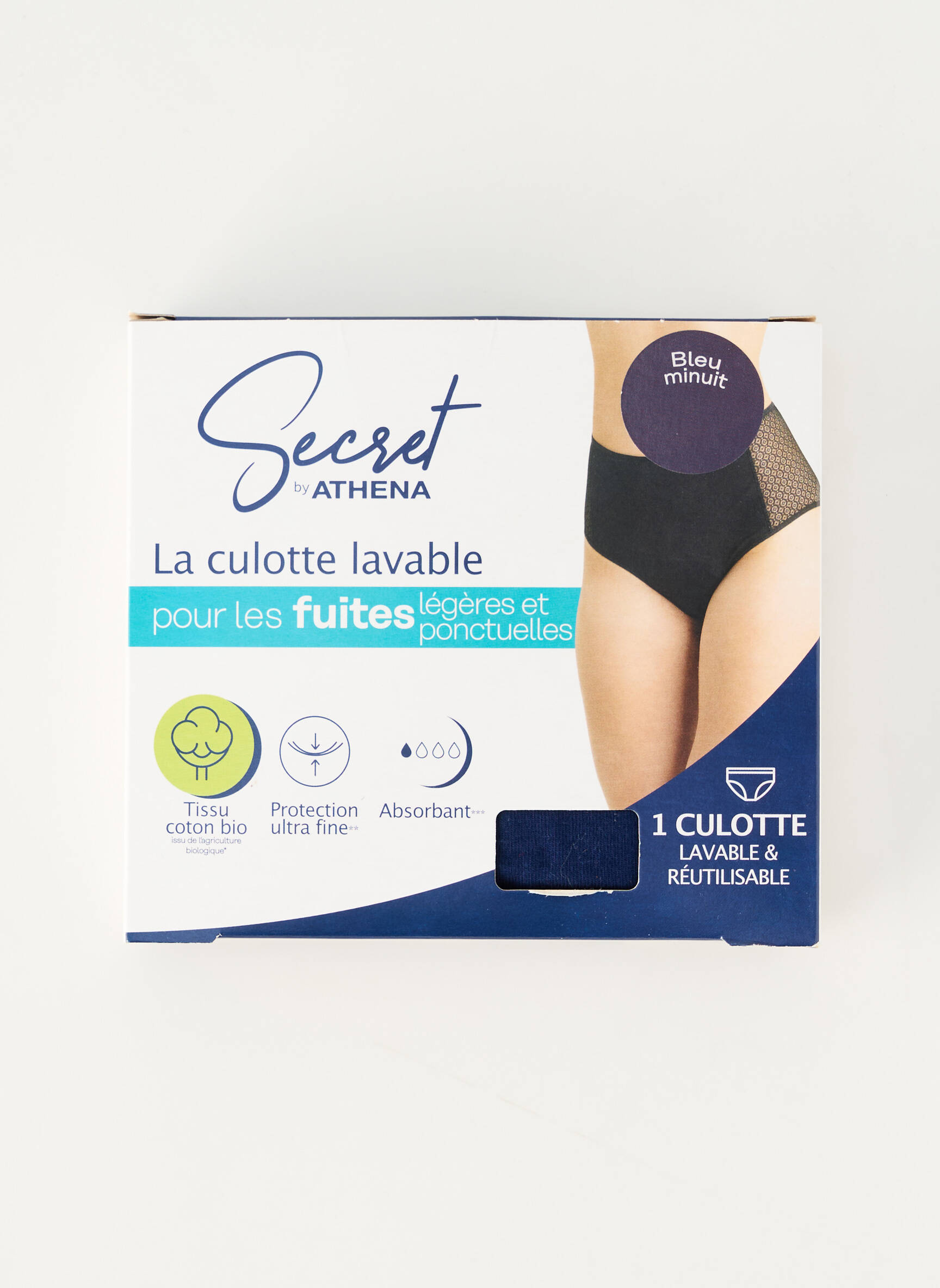 Menstruacinė kelnaitė tamprumas mėlyna SECRET BY ATHENA moteris