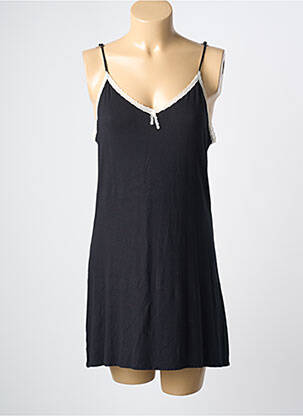 Naktinė suknelė/combinette jersey audinys juodas LINGERIE ELIZABETH moteris